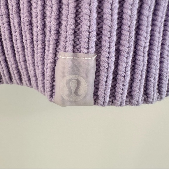 Lululemon Honeycomb Crewneck Sweater Small Lilac Ether - Picture 6 of 8
